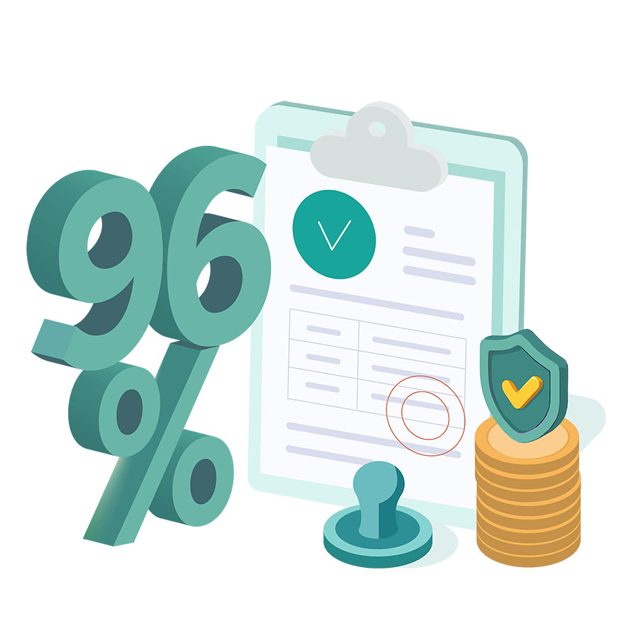 採択率96%の確かな実績